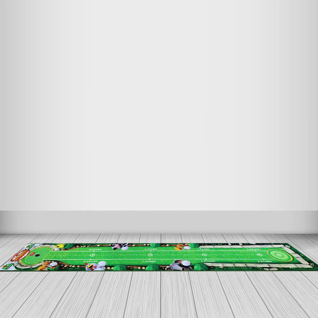Golf Putting Mat Portable Golfer Gift Golf Training Pad for Garden Home