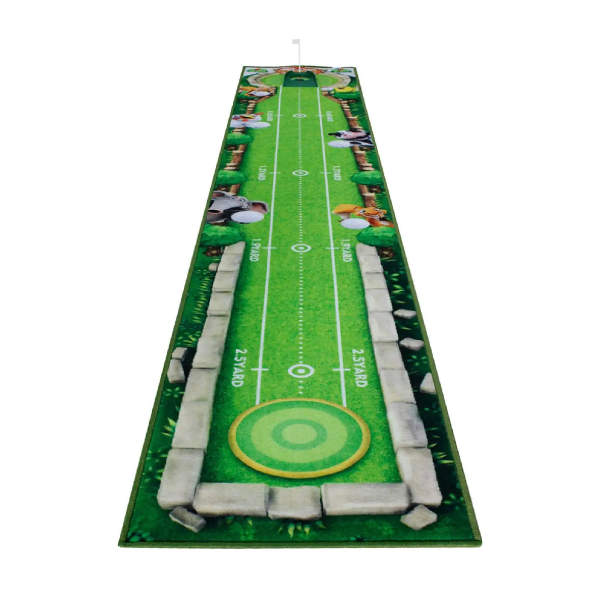 Golf Putting Mat Portable Golfer Gift Golf Training Pad for Garden Home