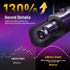 MAONO PD100X Dynamic Microphone. Software Noise Reduction Included. RGB Gaming Mic. Enhances Gaming Experience. Ideal for Record