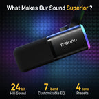 MAONO PD100X Dynamic Microphone. Software Noise Reduction Included. RGB Gaming Mic. Enhances Gaming Experience. Ideal for Record