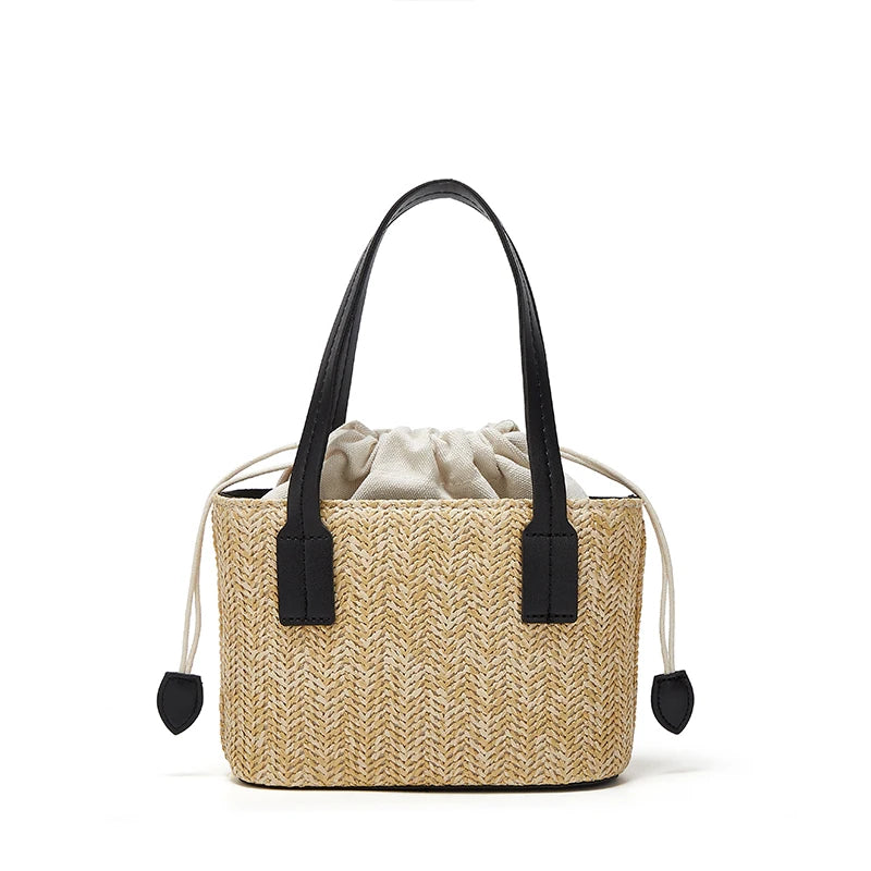 Women's Bags 2026 New Fashion Women's Shoulder Bag Woven Large Capacity Crossbody Small Bag Women's Bucket Bag