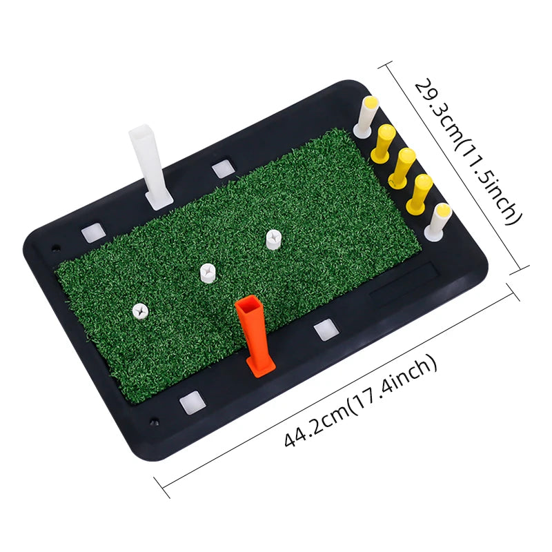 Golf Hitting Mat Golf Mat Practice Indoor & Outdoor for Swing Path Feedback Upgraded Golf Putting /Training/Swing Mat