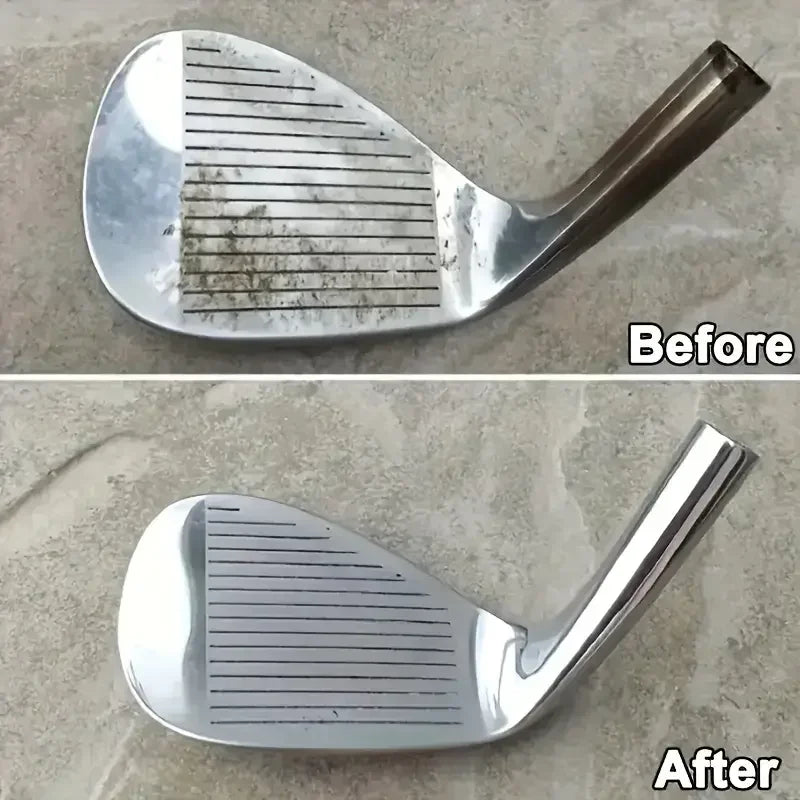 Golf Club Cleaning Kit with Polishing Paste - Includes Sponge, Restores Shine & Protects Against Tarnish, Ideal for All Golfers