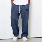 Pant men 2026 casual Spring/Autumn straight-leg sweatpants wide-leg elastic waist sportswear pants men's clothing