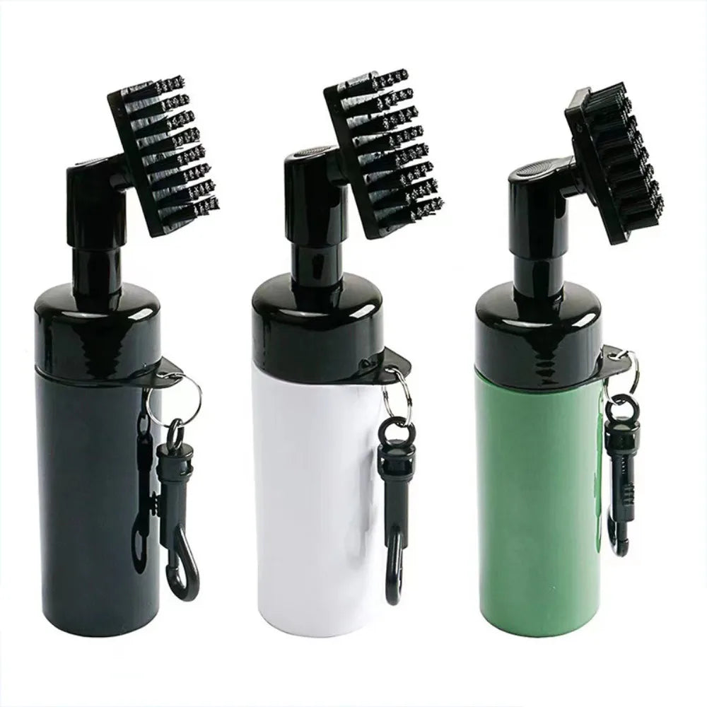 Golf Club Groove Cleaner Brush With Leakproof Spray Bottle Automatic Water Professional Golf Cleaning Kit Portable Golf Tools