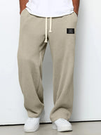 Pant men 2026 casual Spring/Autumn straight-leg sweatpants wide-leg elastic waist sportswear pants men's clothing