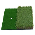 Golf Hitting Mat Artificial Turf Golf Practice Mat with Tee Hole Portable for Training Swing & Chipping in Backyard, Garage, Bas