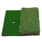 Golf Hitting Mat Artificial Turf Golf Practice Mat with Tee Hole Portable for Training Swing & Chipping in Backyard, Garage, Bas