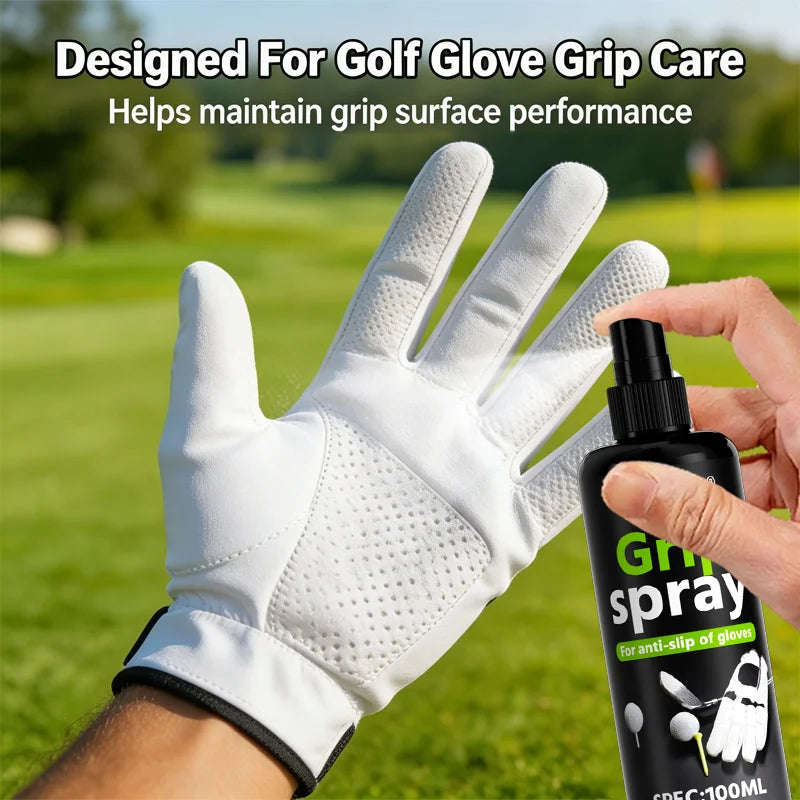 100ML Golf Grip Boost Spray Anti Slip Friction Enhancer For Golf Gloves Club Grips Soccer Goalkeeper Sport Mitts
