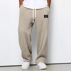 Pant men 2026 casual Spring/Autumn straight-leg sweatpants wide-leg elastic waist sportswear pants men's clothing