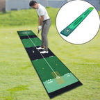 Golf Putting Indoor Golf Hitting Mat Green Mat Golf Practice Training Aid Equipment for Home Outdoor Backyard Golf Practice