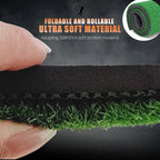 Golf Hitting Mat Indoor Outdoor Golf Training Aids Mini Practice Durable PP Grass Pad Backyard Exercise Golf Mat
