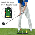 Golf Hitting Mat Golf Mat Practice Indoor & Outdoor for Swing Path Feedback Upgraded Golf Putting /Training/Swing Mat