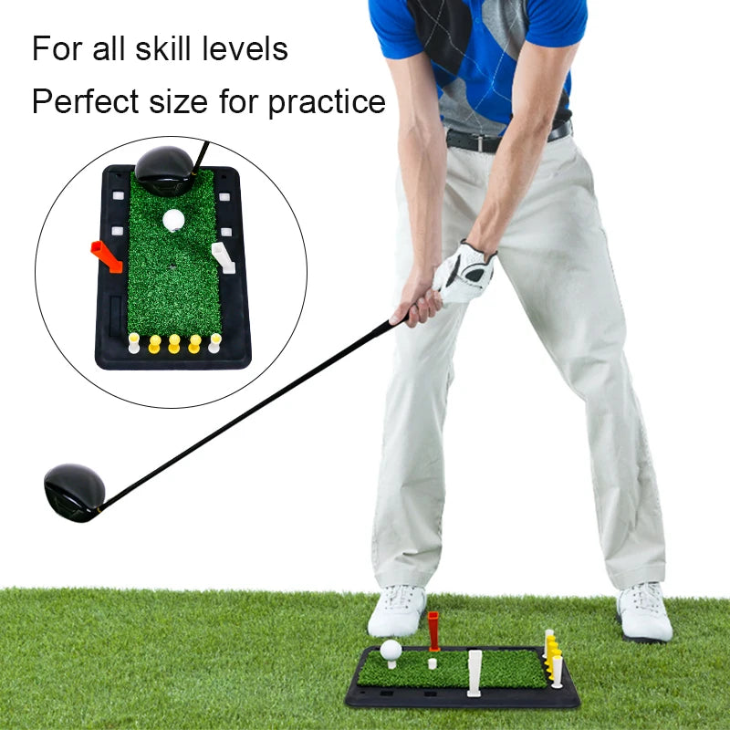 Golf Hitting Mat Golf Mat Practice Indoor & Outdoor for Swing Path Feedback Upgraded Golf Putting /Training/Swing Mat