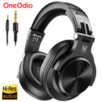 Oneodio A71 Wired HiFi Headphones With Mic Over Ear Stereo Hi-Res Headset Studio DJ Headphone For Recording Monitor 3.5/6.35mm