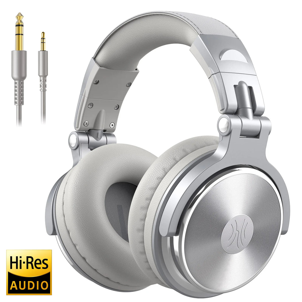 Oneodio Professional DJ Headphones Over Ear Studio Monitor Headset With Microphone HIFI Wired Bass Gaming Headset For Phone