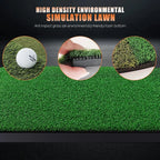 Golf Hitting Mat Indoor Outdoor Golf Training Aids Mini Practice Durable PP Grass Pad Backyard Exercise Golf Mat