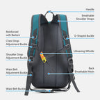 20L Water-Resistant Hiking & Travel Backpack