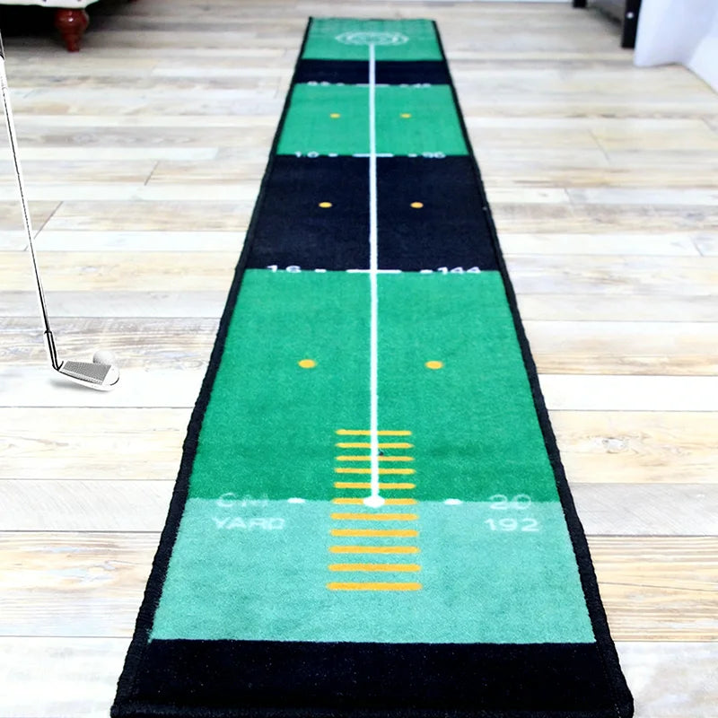 Golf Putting Mat Gift for Golfer Golfing Accessory Lightweight Portable Improve Putting Accuracy Training Aid for Park Lawn Home