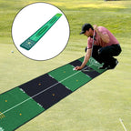 Golf Putting Indoor Golf Hitting Mat Green Mat Golf Practice Training Aid Equipment for Home Outdoor Backyard Golf Practice