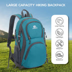 20L Water-Resistant Hiking & Travel Backpack