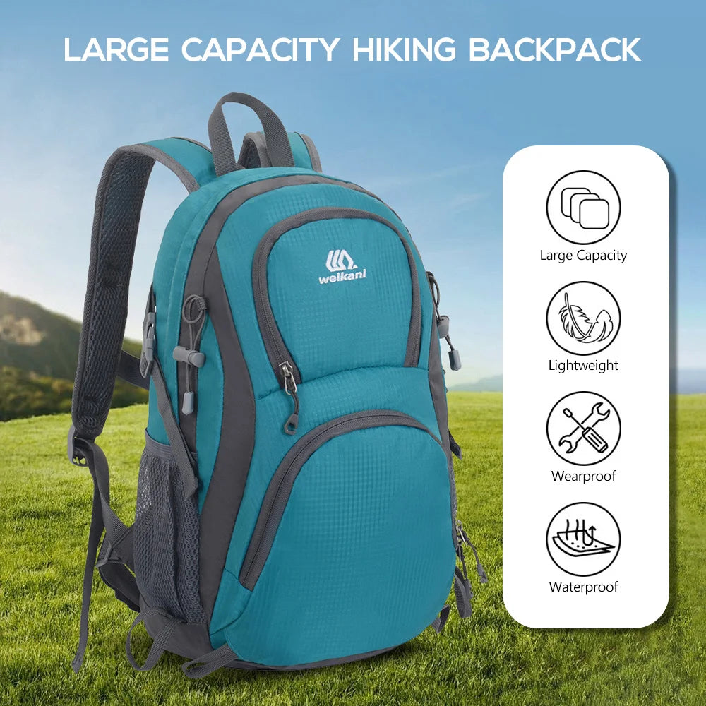 20L Water-Resistant Hiking & Travel Backpack
