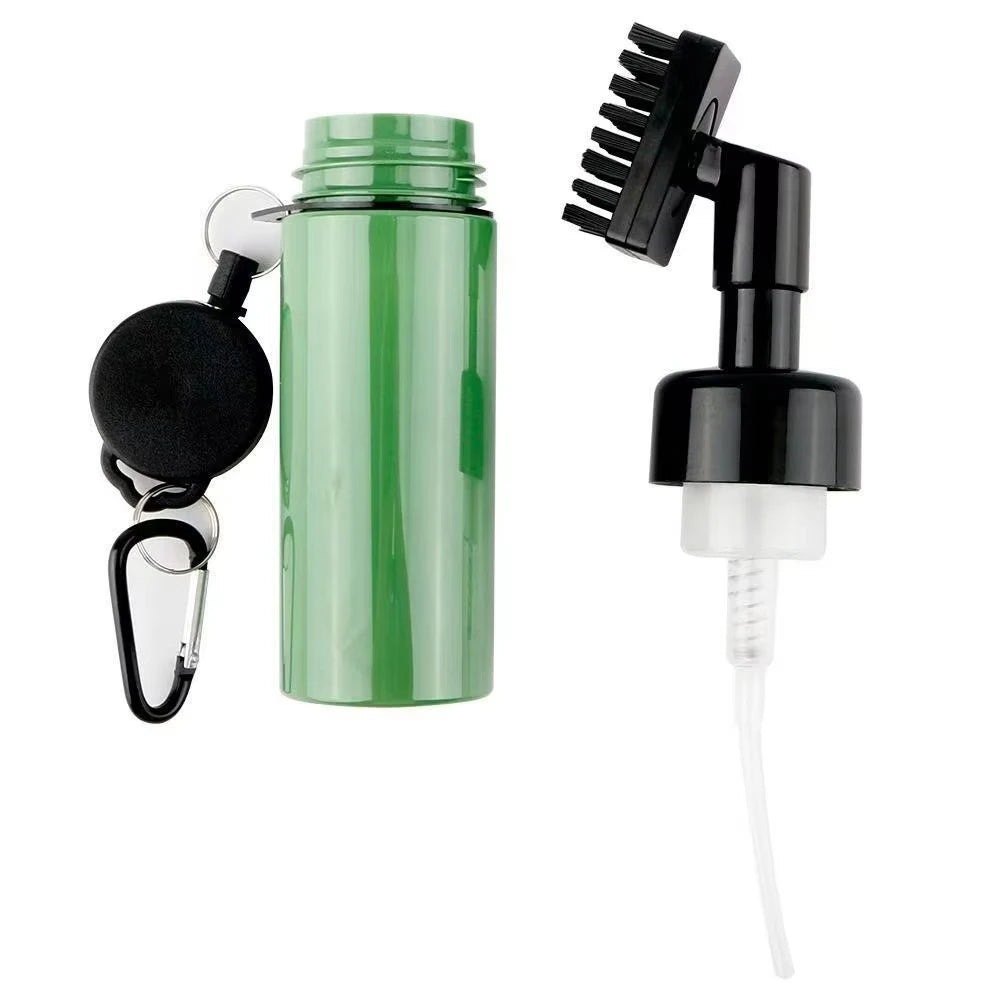 Golf Club Groove Cleaner Brush With Leakproof Spray Bottle Automatic Water Professional Golf Cleaning Kit Portable Golf Tools