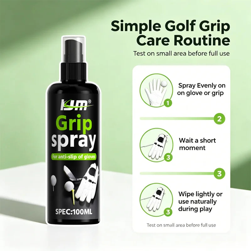 100ML Golf Grip Boost Spray Anti Slip Friction Enhancer For Golf Gloves Club Grips Soccer Goalkeeper Sport Mitts