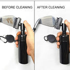 Golf Club Groove Cleaner Brush With Leakproof Spray Bottle Automatic Water Professional Golf Cleaning Kit Portable Golf Tools